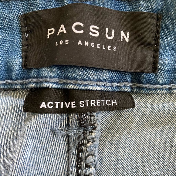 PACSUN Active Stretch Slim Light Wash Jeans Size 29 x 32 - Picture 3 of 13